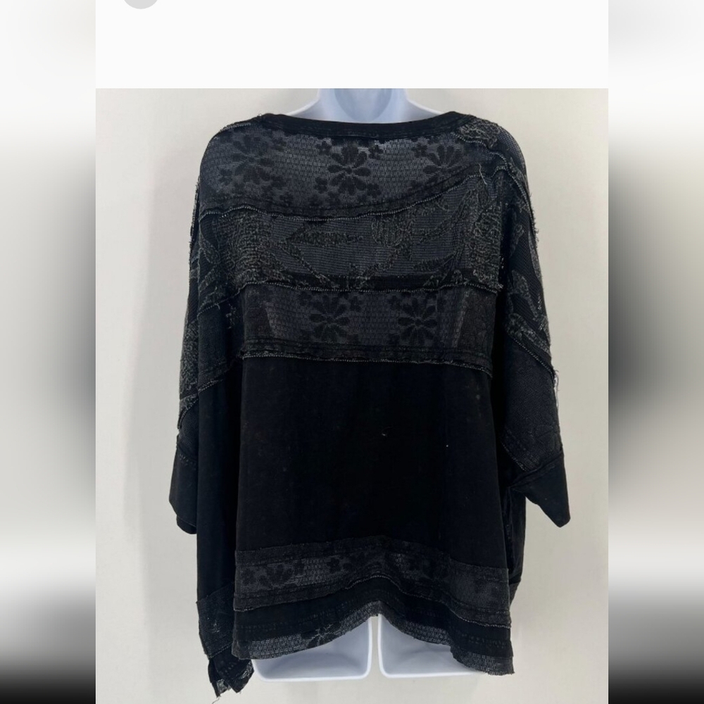 🖤 Oli & Hali Black Layered Boho Top 🖤 - Picture 3 of 7